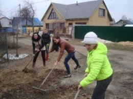 Акция чистоты накануне юбилея Великой Победы